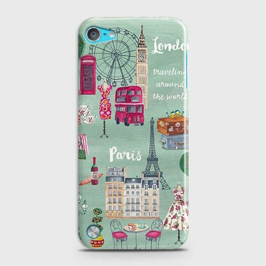 iPod Touch 5 Cover - Matte Finish - London, Paris, New York ModernPrinted Hard Case with Life Time Colors Guarantee