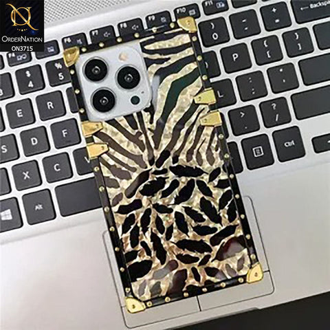 Samsung Galaxy A23 Cover - Design 2 - 3D illusion Gold  Soft Trunk Case ( Without Ring Holder )