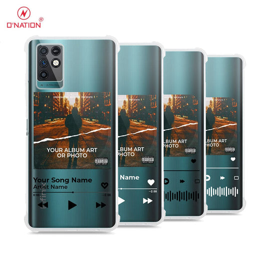 Infinix Note 10 Cover - Personalised Album Art Series - 4 Designs - Clear Phone Case - Soft Silicon Borders