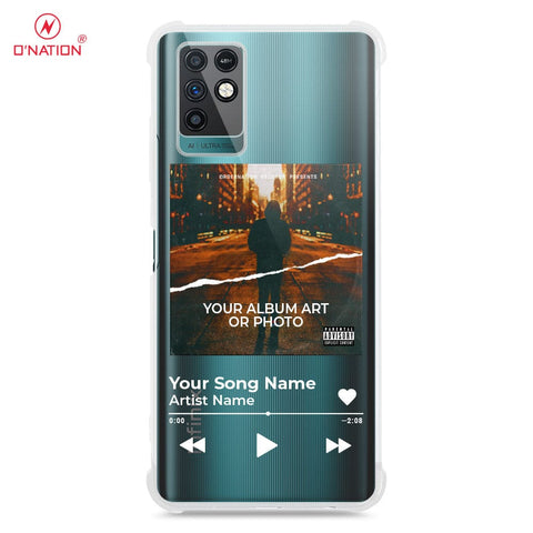 Infinix Note 10 Cover - Personalised Album Art Series - 4 Designs - Clear Phone Case - Soft Silicon Borders