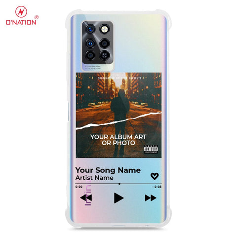 Infinix Note 10 Pro Cover - Personalised Album Art Series - 4 Designs - Clear Phone Case - Soft Silicon Borders