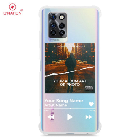 Infinix Note 10 Pro Cover - Personalised Album Art Series - 4 Designs - Clear Phone Case - Soft Silicon Borders