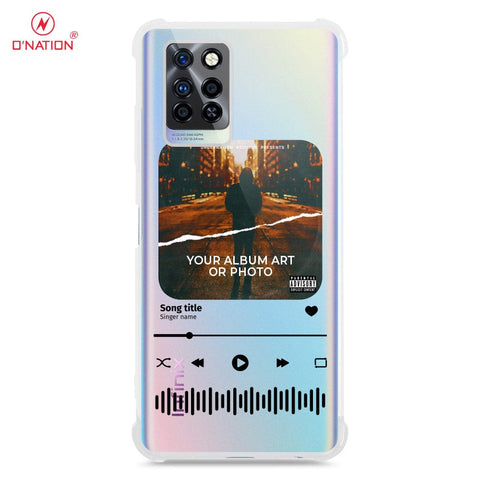 Infinix Note 10 Pro Cover - Personalised Album Art Series - 4 Designs - Clear Phone Case - Soft Silicon Borders
