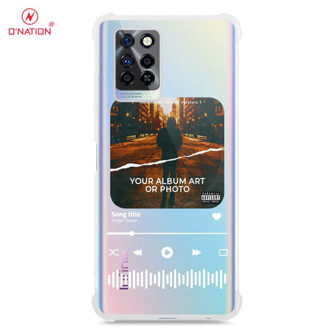 Infinix Note 10 Pro Cover - Personalised Album Art Series - 4 Designs - Clear Phone Case - Soft Silicon Borders