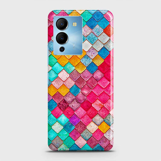 Infinix Note 12 5G Cover - Chic Colorful Mermaid Printed Hard Case with Life Time Colors Guarantee