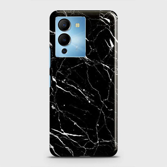 Infinix Note 12 5G Cover - Trendy Black Marble Printed Hard Case with Life Time Colors Guarantee
