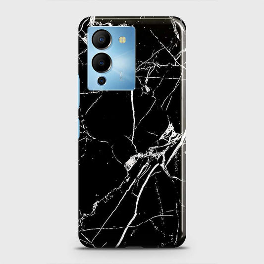 Infinix Note 12 5G Cover - Black Modern Classic Marble Printed Hard Case with Life Time Colors Guarantee