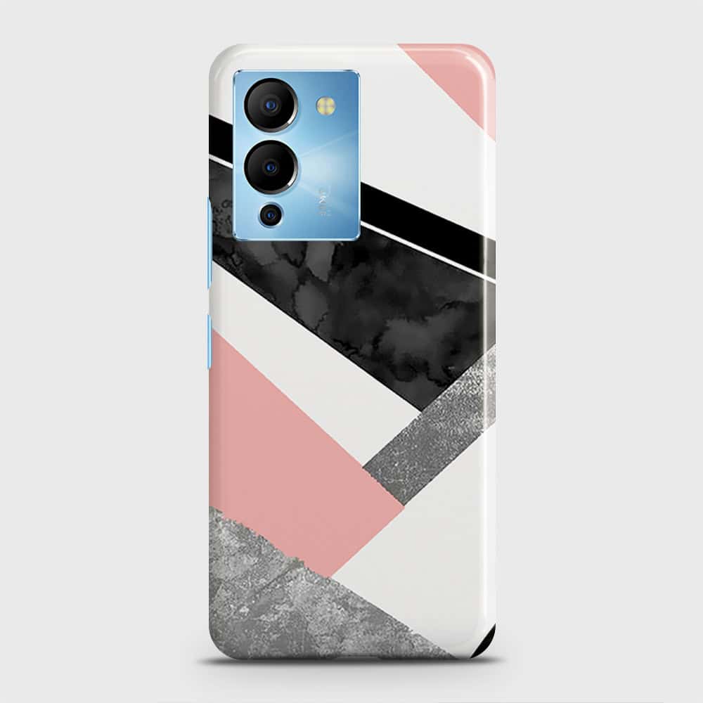 Infinix Note 12 5G Cover - Geometric Luxe Marble Trendy Printed Hard Case with Life Time Colors Guarantee