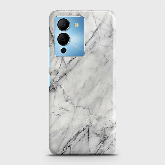 Infinix Note 12 5G Cover - Trendy White Marble Printed Hard Case with Life Time Colors Guarantee