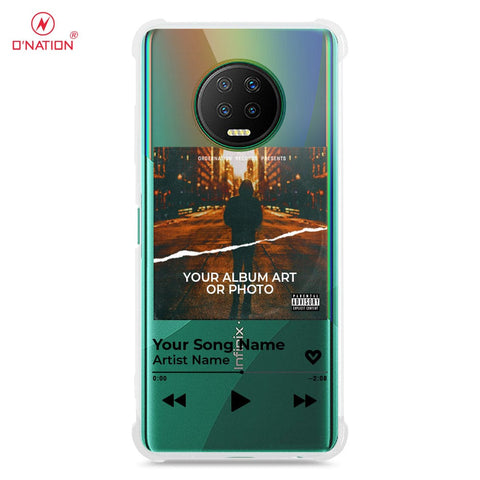 Infinix Note 7 Cover - Personalised Album Art Series - 4 Designs - Clear Phone Case - Soft Silicon Borders
