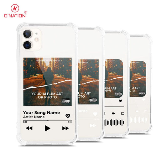 iPhone 11 Cover - Personalised Album Art Series - 4 Designs - Clear Phone Case - Soft Silicon Borders