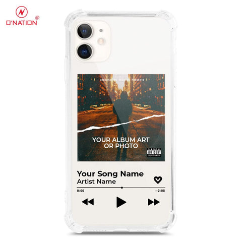 iPhone 11 Cover - Personalised Album Art Series - 4 Designs - Clear Phone Case - Soft Silicon Borders