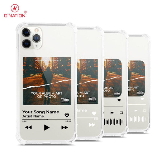 iPhone 11 Pro Max Cover - Personalised Album Art Series - 4 Designs - Clear Phone Case - Soft Silicon Borders