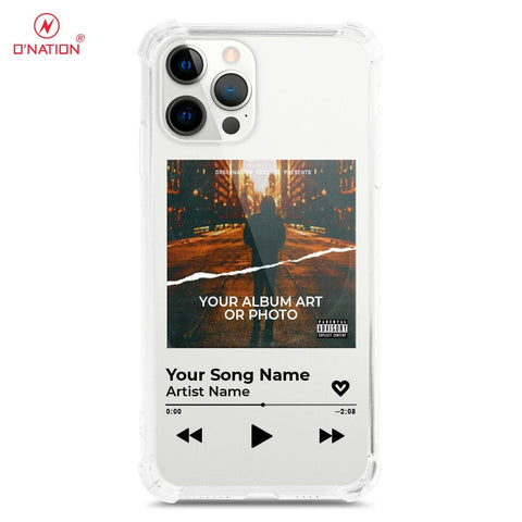 iPhone 12 Pro Cover - Personalised Album Art Series - 4 Designs - Clear Phone Case - Soft Silicon Borders
