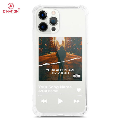 iPhone 12 Pro Cover - Personalised Album Art Series - 4 Designs - Clear Phone Case - Soft Silicon Borders