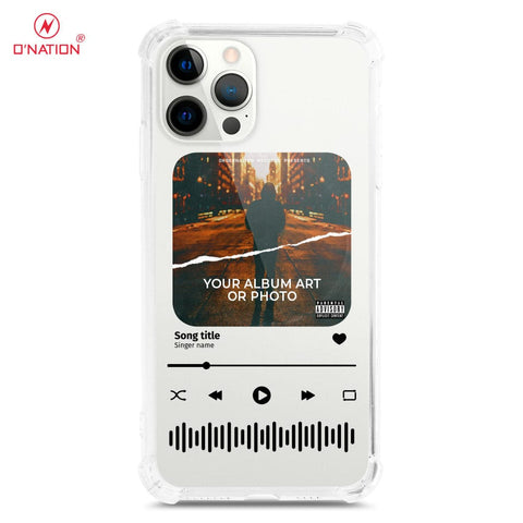 iPhone 12 Pro Cover - Personalised Album Art Series - 4 Designs - Clear Phone Case - Soft Silicon Borders