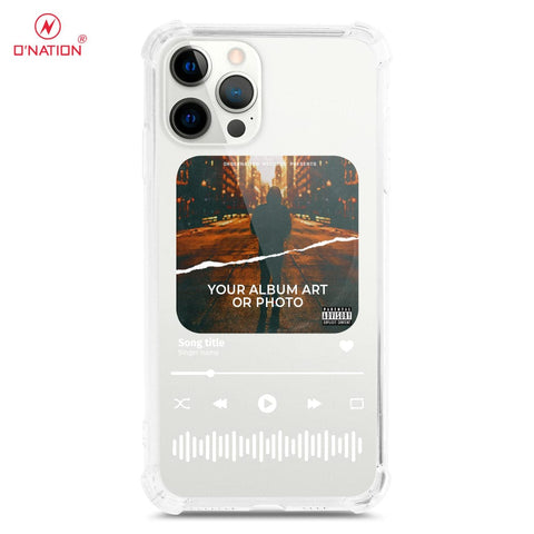 iPhone 12 Pro Cover - Personalised Album Art Series - 4 Designs - Clear Phone Case - Soft Silicon Borders