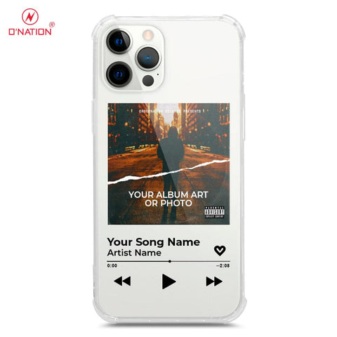 iPhone 12 Pro Max Cover - Personalised Album Art Series - 4 Designs - Clear Phone Case - Soft Silicon Borders