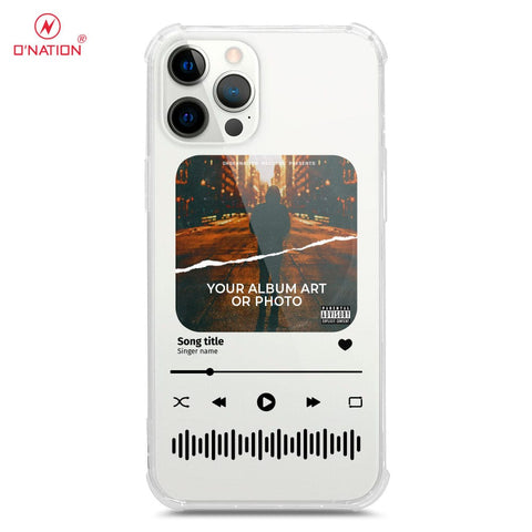 iPhone 12 Pro Max Cover - Personalised Album Art Series - 4 Designs - Clear Phone Case - Soft Silicon Borders