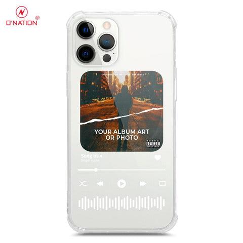 iPhone 12 Pro Max Cover - Personalised Album Art Series - 4 Designs - Clear Phone Case - Soft Silicon Borders
