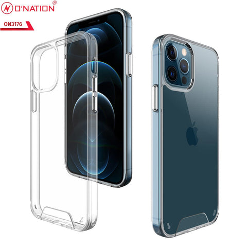 iPhone 12 Pro Cover - ONation Essential Series - Premium Quality No Yellowing Drop Tested Tpu+Pc Clear Soft Edges