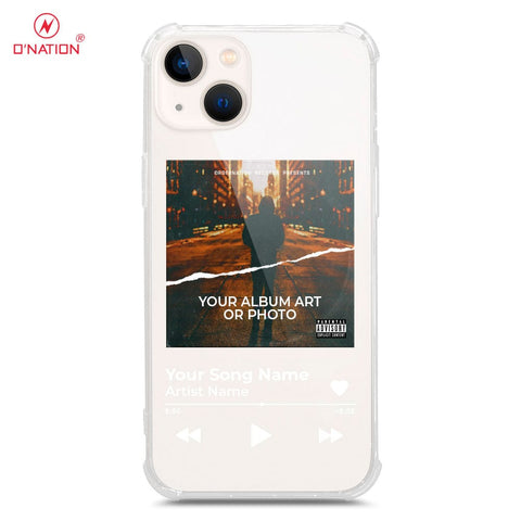 iPhone 13 Cover - Personalised Album Art Series - 4 Designs - Clear Phone Case - Soft Silicon Borders