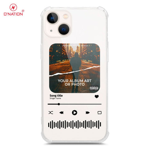 iPhone 13 Cover - Personalised Album Art Series - 4 Designs - Clear Phone Case - Soft Silicon Borders