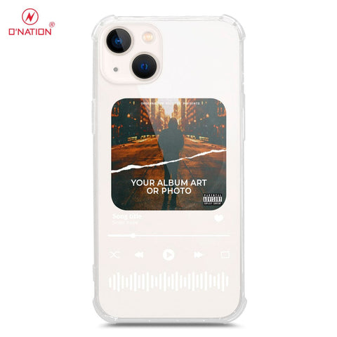 iPhone 13 Cover - Personalised Album Art Series - 4 Designs - Clear Phone Case - Soft Silicon Borders