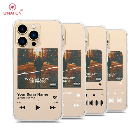 iPhone 13 Pro Cover - Personalised Album Art Series - 4 Designs - Clear Phone Case - Soft Silicon Borders
