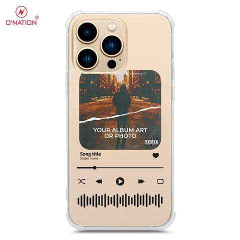 iPhone 13 Pro Cover - Personalised Album Art Series - 4 Designs - Clear Phone Case - Soft Silicon Borders