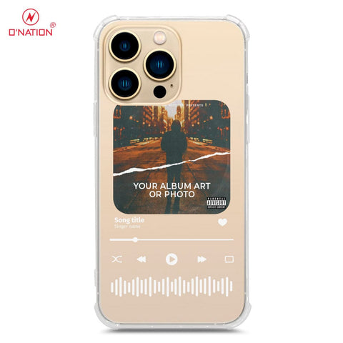 iPhone 13 Pro Cover - Personalised Album Art Series - 4 Designs - Clear Phone Case - Soft Silicon Borders