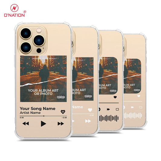 iPhone 13 Pro Max Cover - Personalised Album Art Series - 4 Designs - Clear Phone Case - Soft Silicon Borders