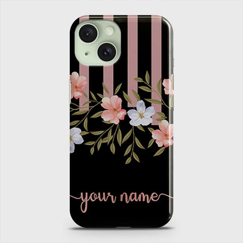 iPhone 15  Cover - Floral Series - Matte Finish - Snap On Hard Case with LifeTime Colors Guarantee