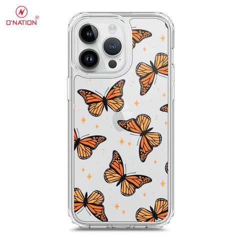 iPhone 15 Pro Cover - O'Nation Butterfly Dreams Series - 9 Designs - Clear Phone Case - Soft Silicon Borders