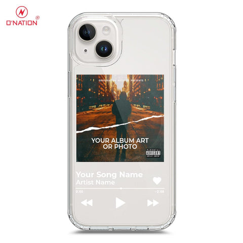 iPhone 15 Plus Cover - Personalised Album Art Series - 4 Designs - Clear Phone Case - Soft Silicon Borders