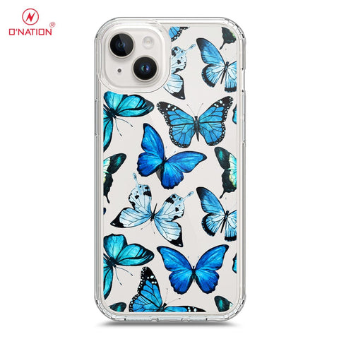 iPhone 15 Plus Cover - O'Nation Butterfly Dreams Series - 9 Designs - Clear Phone Case - Soft Silicon Borders