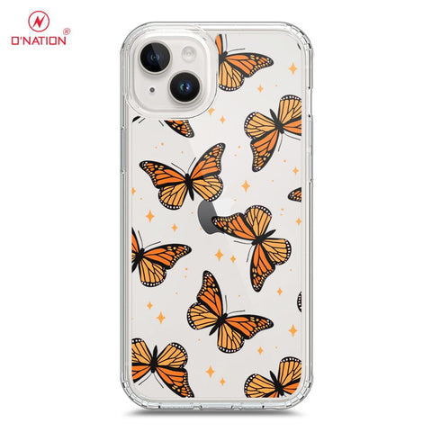 iPhone 15 Plus Cover - O'Nation Butterfly Dreams Series - 9 Designs - Clear Phone Case - Soft Silicon Borders