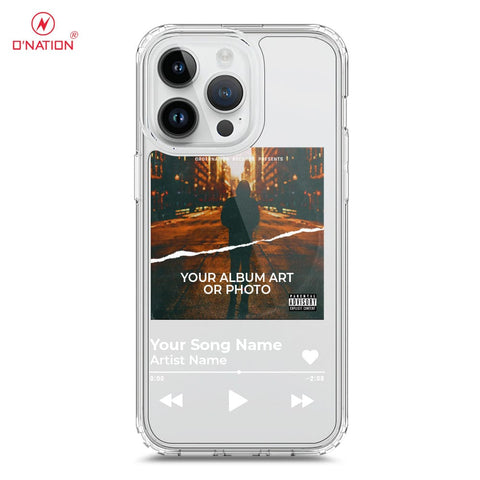 iPhone 15 Pro Max Cover - Personalised Album Art Series - 4 Designs - Clear Phone Case - Soft Silicon Borders