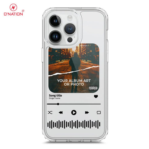 iPhone 15 Pro Max Cover - Personalised Album Art Series - 4 Designs - Clear Phone Case - Soft Silicon Borders