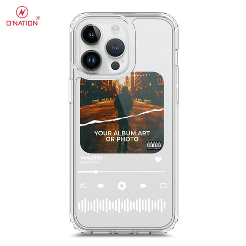 iPhone 15 Pro Max Cover - Personalised Album Art Series - 4 Designs - Clear Phone Case - Soft Silicon Borders