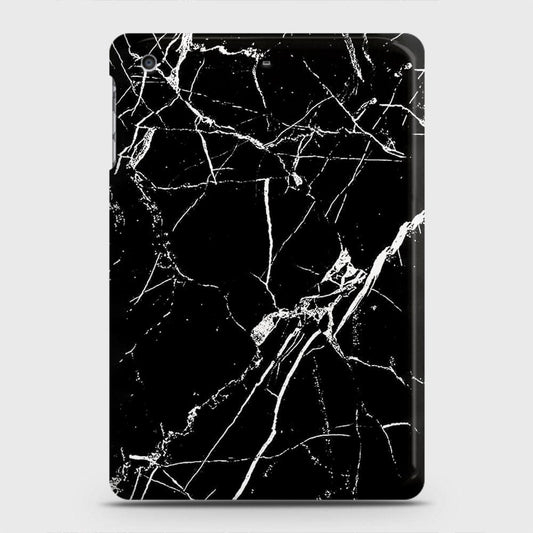 iPad Mini 3 / 2 / 1 Cover - Black Modern Classic Marble Printed Hard Case with Life Time Colors Guarantee