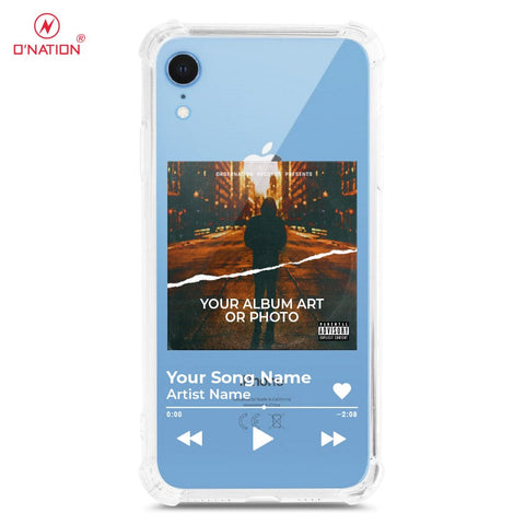 iPhone XR Cover - Personalised Album Art Series - 4 Designs - Clear Phone Case - Soft Silicon Borders