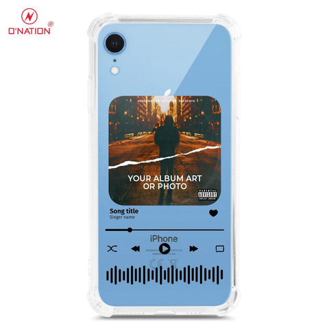 iPhone XR Cover - Personalised Album Art Series - 4 Designs - Clear Phone Case - Soft Silicon Borders