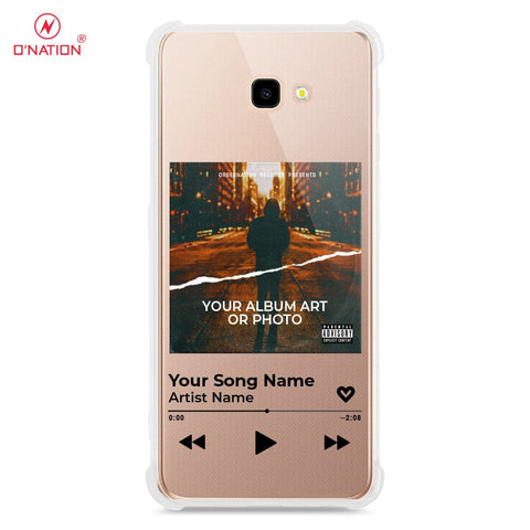 Samsung Galaxy J4 Plus Cover - Personalised Album Art Series - 4 Designs - Clear Phone Case - Soft Silicon Borders