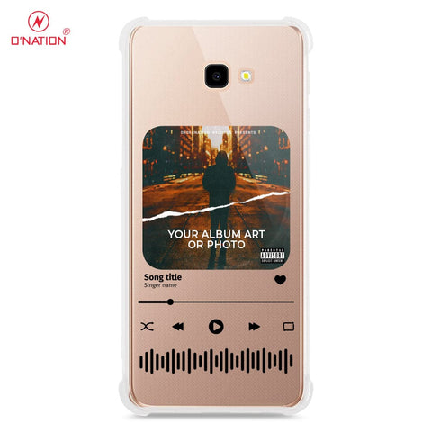 Samsung Galaxy J4 Plus Cover - Personalised Album Art Series - 4 Designs - Clear Phone Case - Soft Silicon Borders