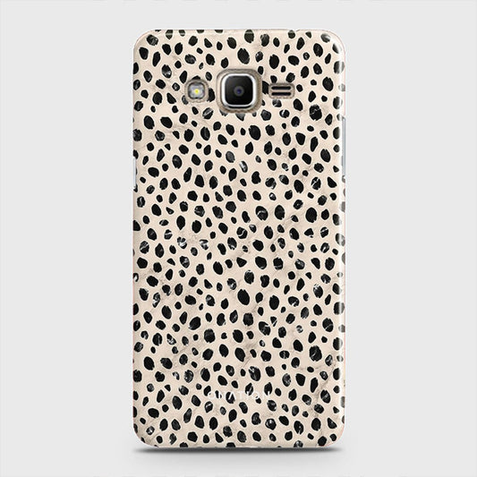 Samsung Galaxy J5 2015  Cover - Bold Dots Series - Matte Finish - Snap On Hard Case with LifeTime Colors Guarantee