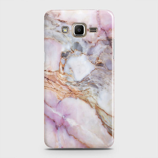 Samsung Galaxy J5 2015 Cover - Violet Sky Marble Trendy Printed Hard Case with Life Time Colors Guarantee