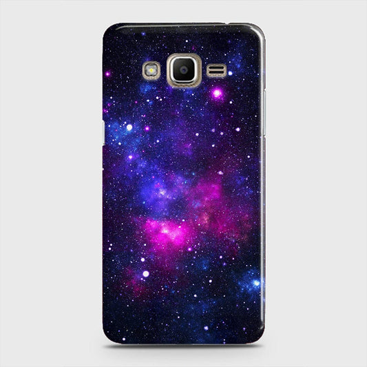 Samsung Galaxy J5 2015 Cover - Dark Galaxy Stars Modern Printed Hard Case with Life Time Colors Guarantee