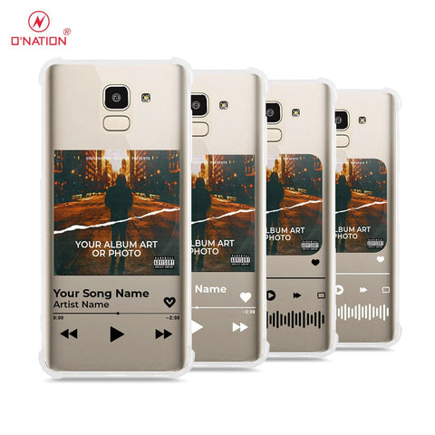 Samsung Galaxy J6 2018 Cover - Personalised Album Art Series - 4 Designs - Clear Phone Case - Soft Silicon Borders