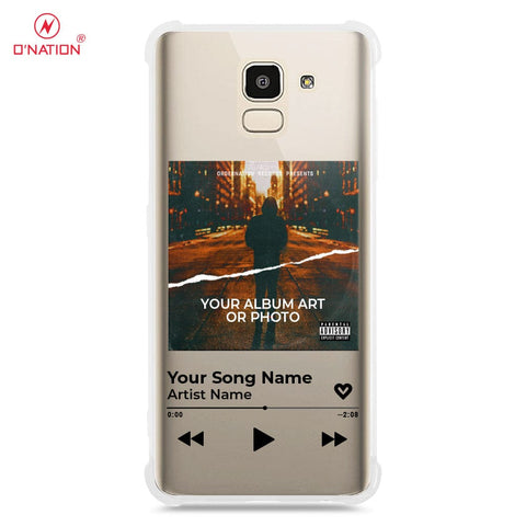 Samsung Galaxy J6 2018 Cover - Personalised Album Art Series - 4 Designs - Clear Phone Case - Soft Silicon Borders